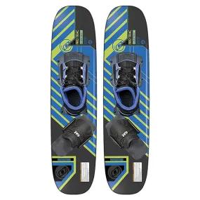 BI-SKIS NAUTIQUES Pro Trac adulte - Bleu