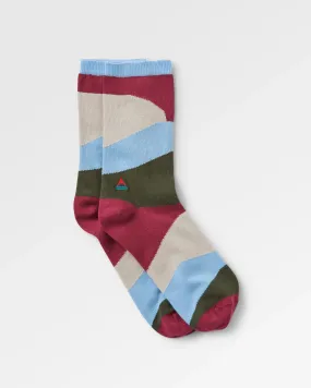 Chaussettes Bio Vista - Rhubarbe