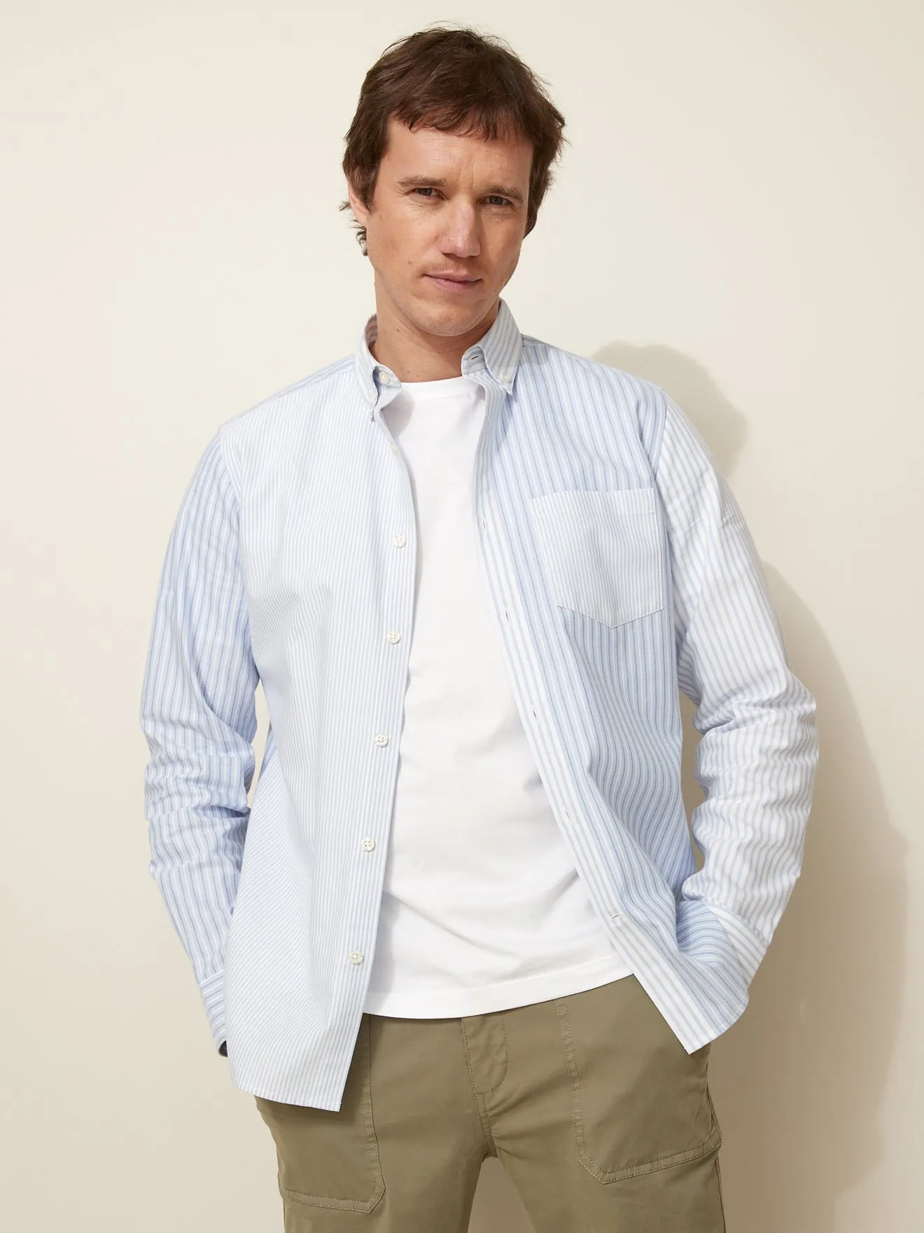 Chemise Regular Fit homme Oxford rayé