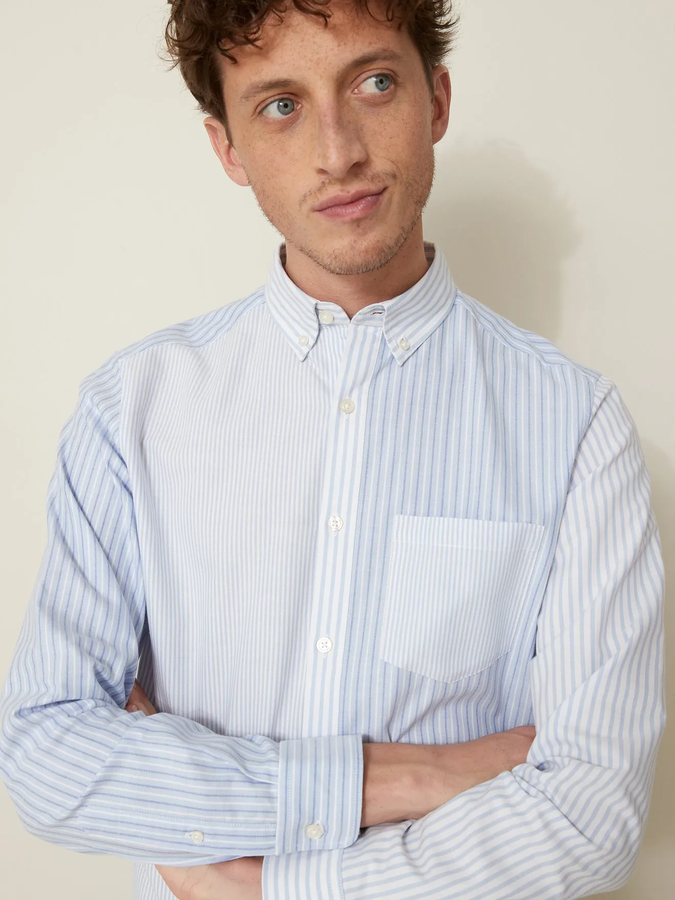 Chemise Regular Fit homme Oxford rayé