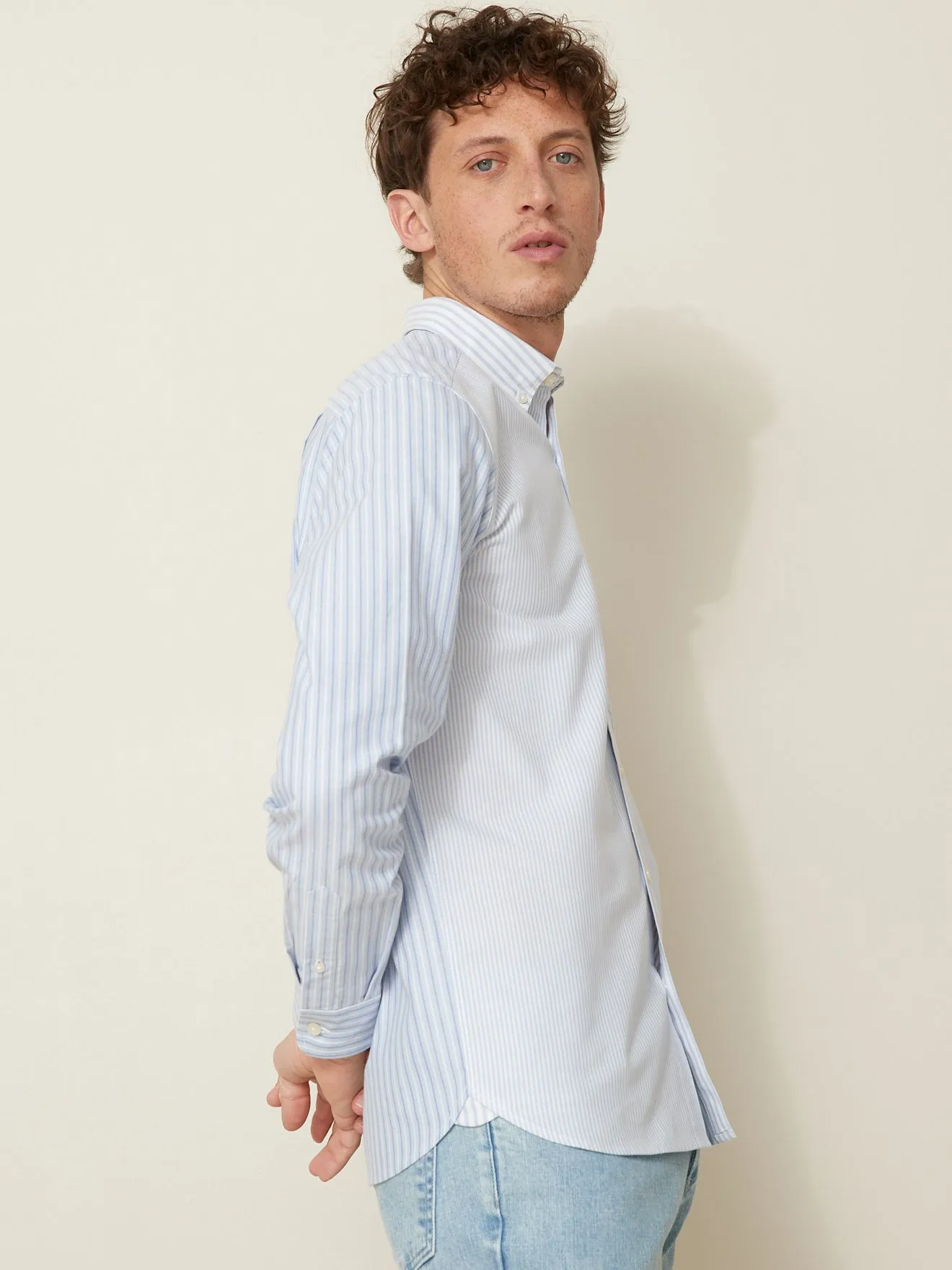 Chemise Regular Fit homme Oxford rayé