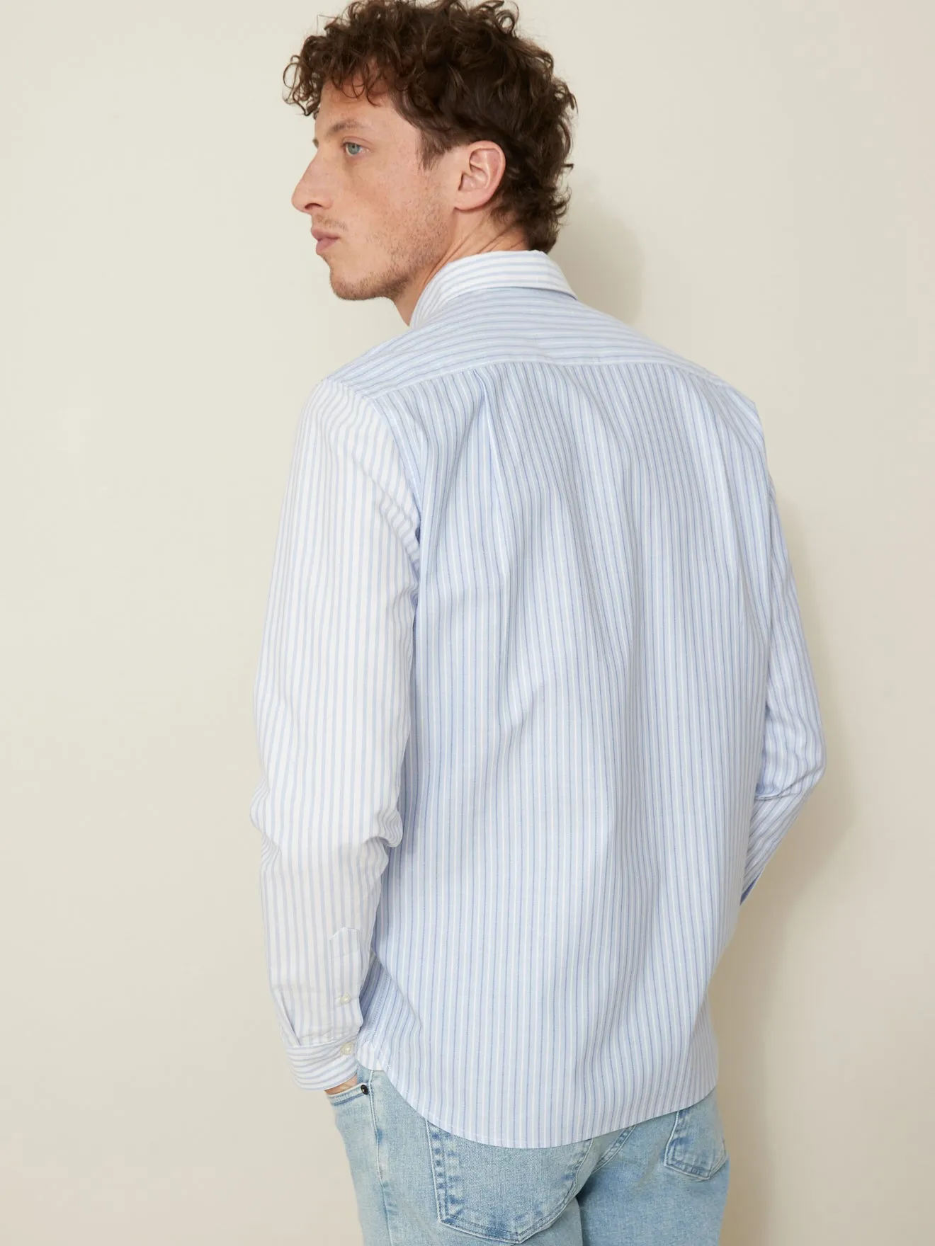 Chemise Regular Fit homme Oxford rayé