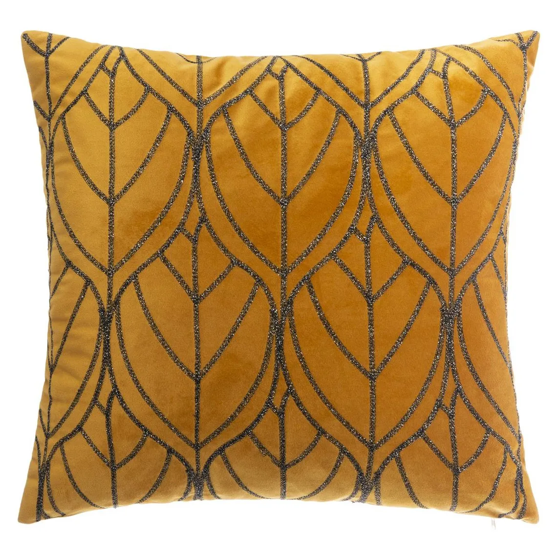 Coussin Velours Brodé | 3 Suisses