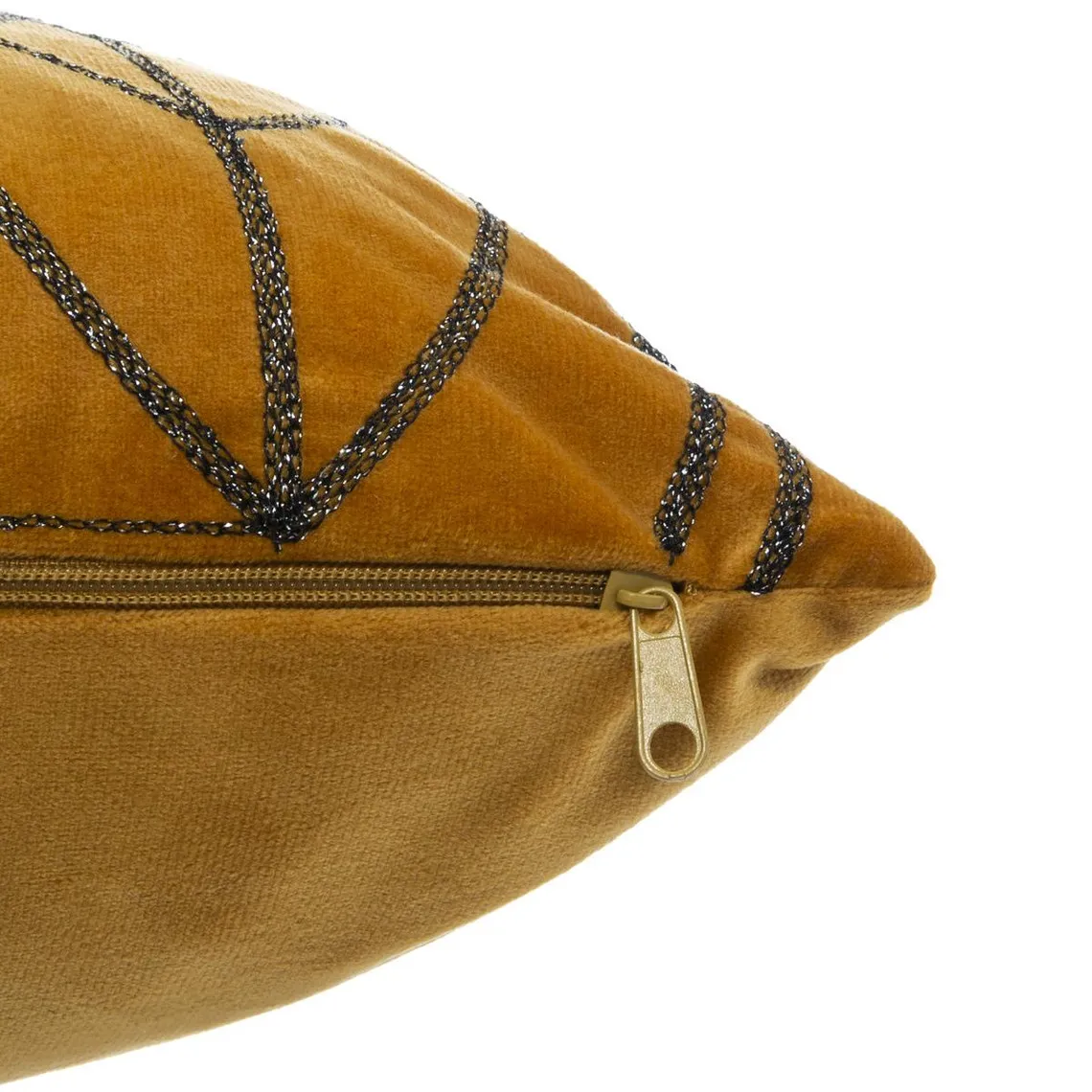 Coussin Velours Brodé | 3 Suisses