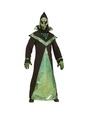 Déguisement Alien Vert et Noir Adulte