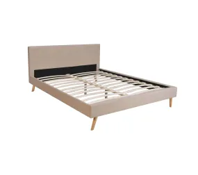 Lit 180x200 Sommier Inclus Gwendal Beige