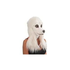 Masque caniche blanc