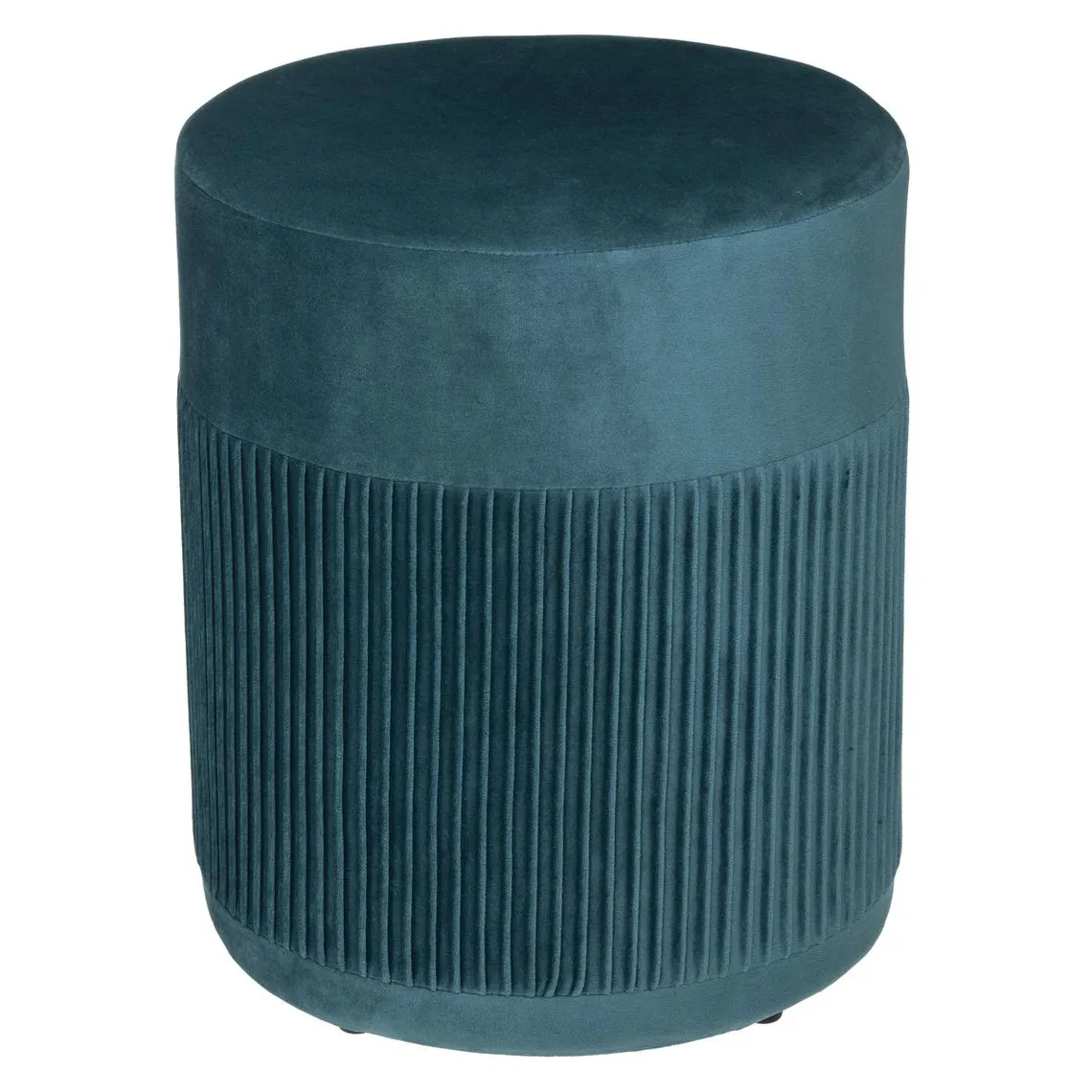Pouf Velours Nofy Canard | 3 Suisses
