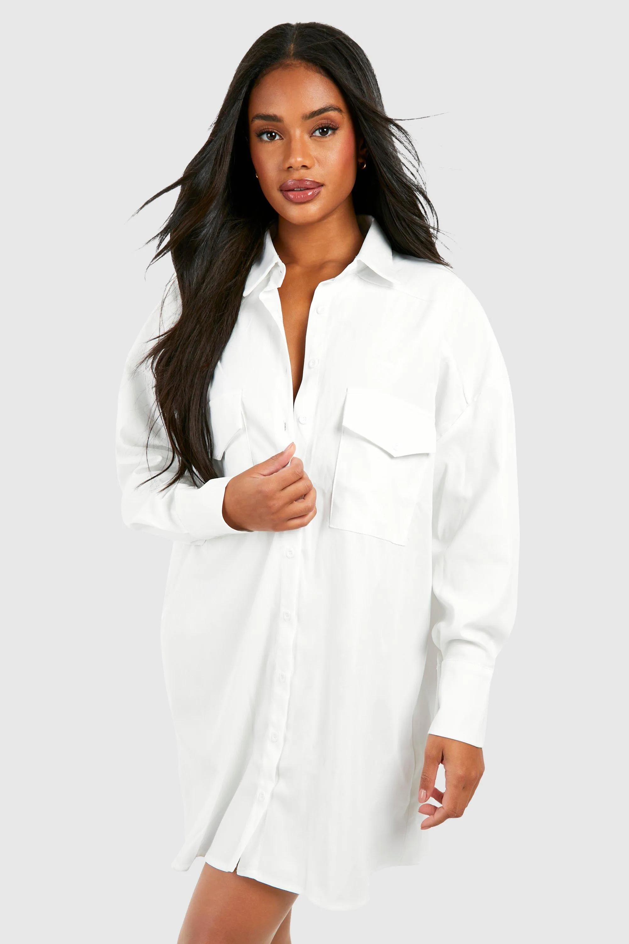 Robe chemise oversize 