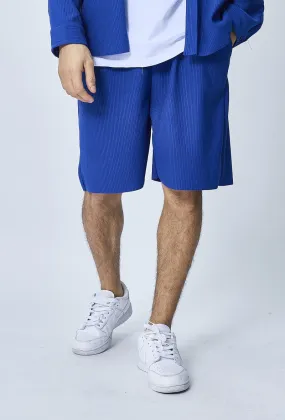 Short plissé oversize