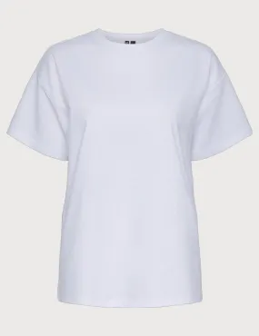 T-Shirt Femme Basique Oversize Skylar Blanc