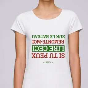 T-shirt Femme Remonte moi sur le bateau