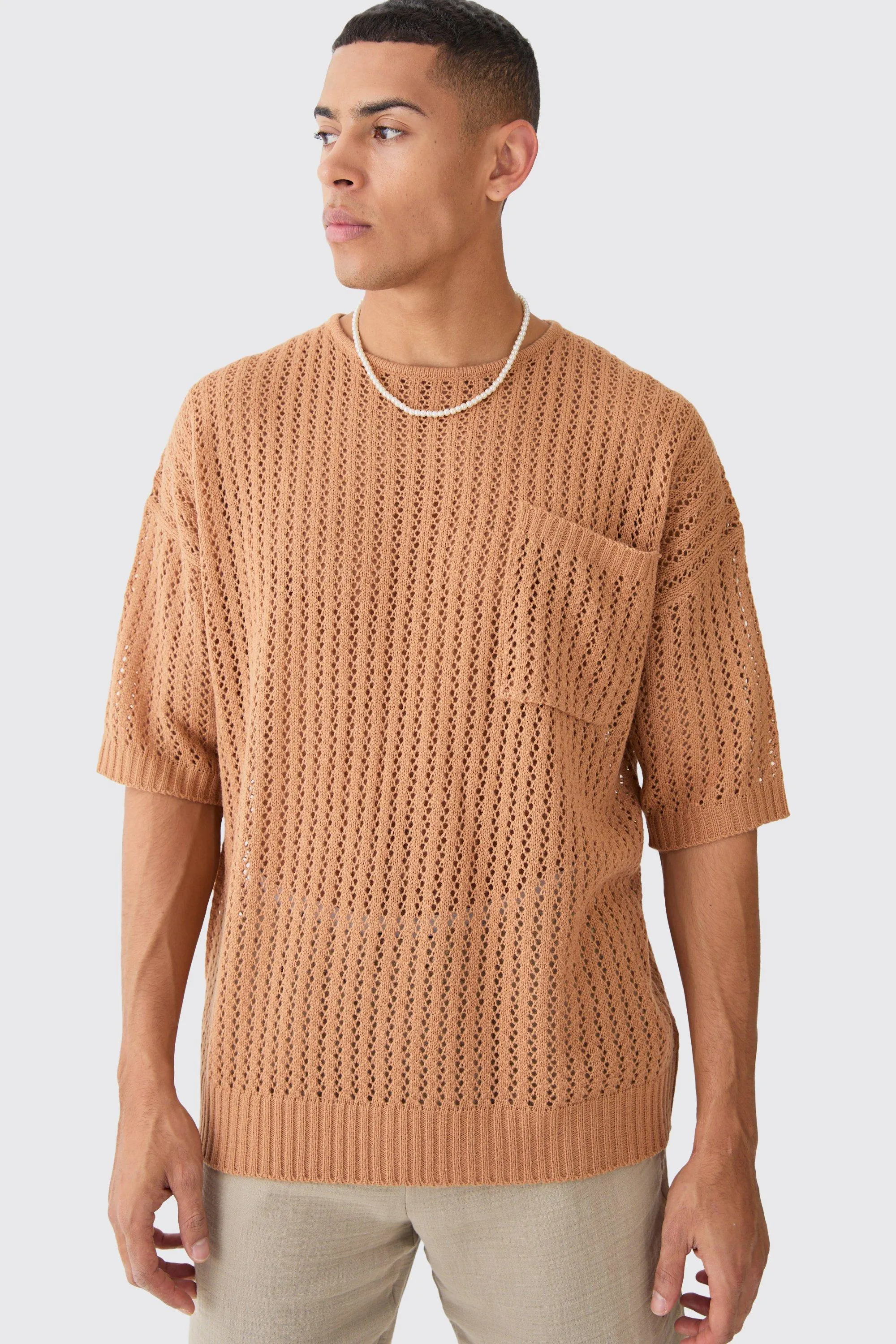 T-shirt oversize à coutures apparentes