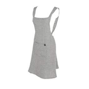 Tablier en lin-Gamme Piana-coloris Pigeon-Haomy-Maison Saudade