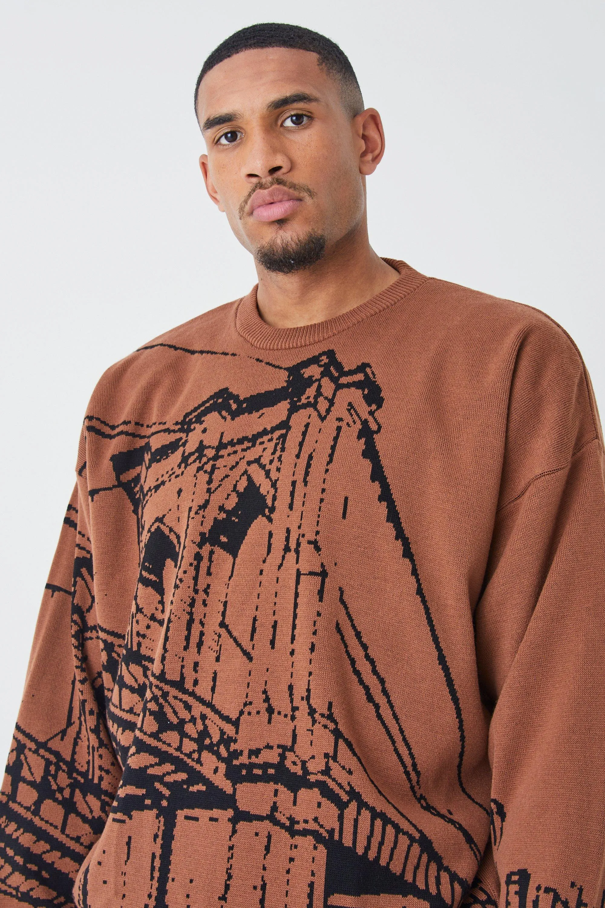 Tall - Pull oversize imprimé