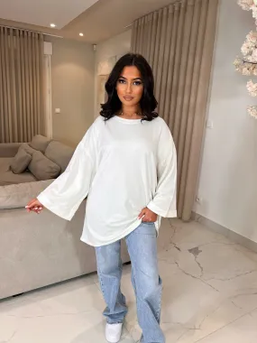 Tee shirt manche longue oversize